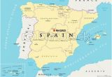 Map Of Spain Autonomous Communities Spain Political and Administrative Divisions Map