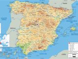 Map Of Spain with Cities and towns Maps Of Spain Detailed Map Of Spain In English tourist Map Map