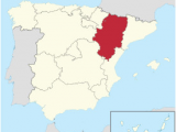 Map Of Spain with Rivers Aragon Wikipedia