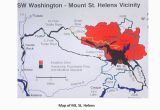 Map Of St Helens oregon Eruption Of Mt St Helens Map Of Mt St Helens Ppt Download