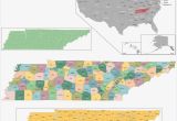 Map Of Tennessee Showing Counties Old Historical City County and State Maps Of Tennessee