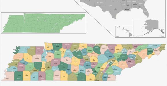 Map Of Tennessee Showing Counties Old Historical City County and State Maps Of Tennessee