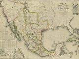 Map Of Texas Revolution Mapa De Los Estados Unidos De Mejico 1828 Historic Maps States