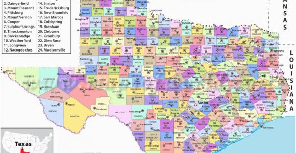 Map Of Texas Showing Counties Texas County Map List Of Counties In Texas Tx