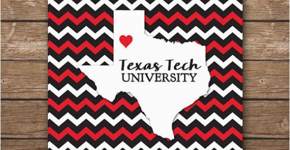 Map Of Texas Tech Digital Texas Tech University Map Art Ttu Printable Wall Art