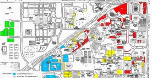 Map Of Texas Tech University Thursday Game Brings Parking Challenges News Dailytoreador Com