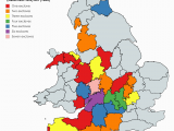 Map Of the Counties In England Historic Counties Of England Wales by Number Of Exclaves