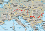 Map Of the Danube River In Europe Danube Wikipedia
