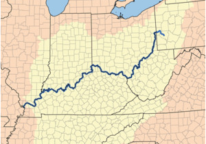 Map Of the Ohio Valley Ohio River Revolvy