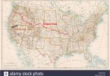 Map Of the oregon Trail Route Manifest Destiny Stockfotos Manifest Destiny Bilder Alamy