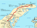 Map Of the Upper Peninsula Michigan Michigan Trail Maps