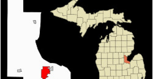 Map Of townships In Michigan Bay City Michigan Wikipedia