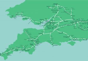 Map Of Train Lines In England Great Western Train Rail Maps