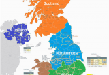 Map Of Uk and Europe Map Uk Divided Into 10 States Random Fascination Map