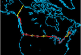 Map Of United States and Canada Border Canada United States Border Wikipedia