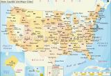 Map Of United States and Canada with Major Cities Usa Map with Major Cities Image Of Usa Map