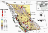 Map Of Vancouver island Canada Map Of British Columbia Showing the Elevation and