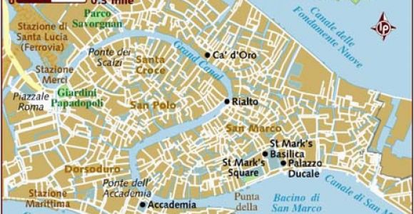 Map Of Venice Italy attractions Map Of Venice