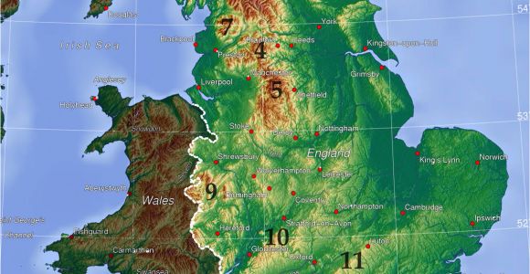 Map Of West Midlands England Mountains and Hills Of England Wikipedia