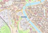 Map Rome Italy City Center Roma City Map Laminated Wall Map Of Rome Italy