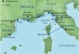 Map southern France and Italy Cruising the Rivieras Of Italy France Spain Smithsonian Journeys