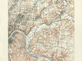 Maps Of Cincinnati Ohio Ohio Historical topographic Maps Perry Castaa Eda Map Collection