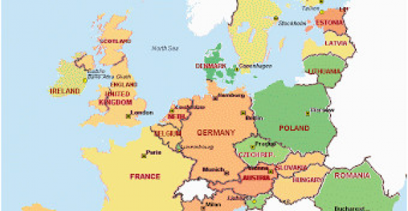 Maps Of Europe with Capitals Awesome Europe Maps Europe Maps Writing Has Been Updated