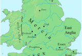 Mercia England Map Wiglaf Of Mercia Revolvy