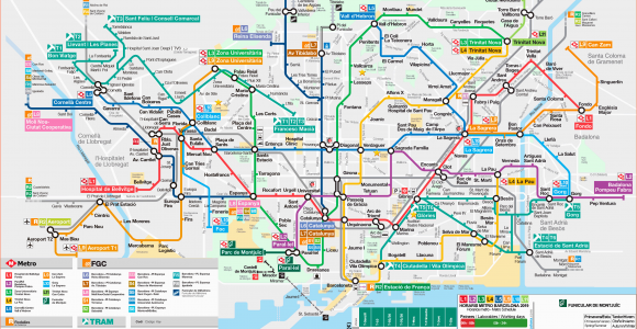 Metro Map Barcelona Spain Metro Map Of Barcelona 2019 the Best