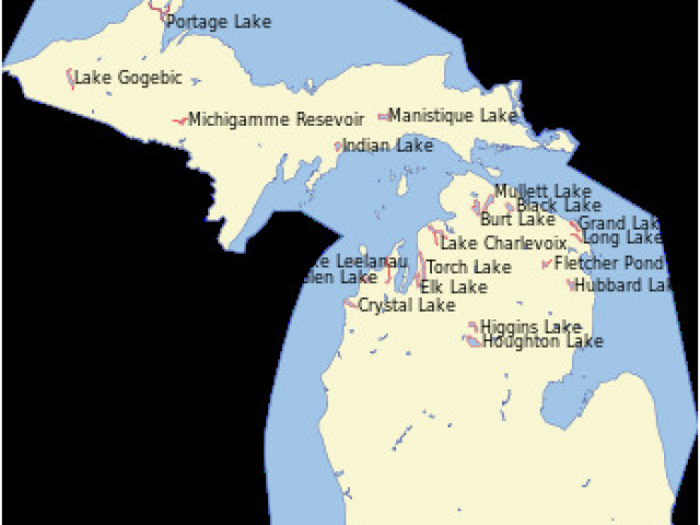 Michigan Dnr Inland Lake Maps List Of Lakes Of Michigan Revolvy Secretmuseum 4193
