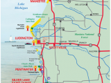 Michigan Driving Map West Michigan Guides West Michigan Map Lakeshore Region Ludington