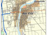 Michigan Map by City Bay City Michigan Map Bnhspine Com