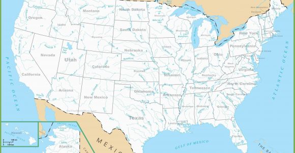 Michigan Map with Lakes United States Map Rivers Save Map the United States with Lakes Valid