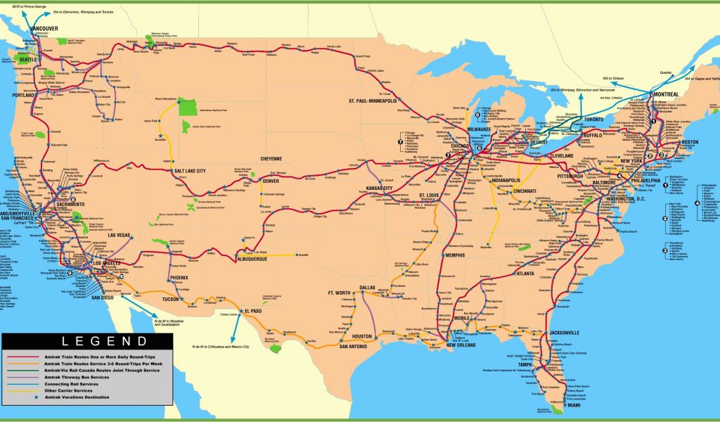 Michigan Rail Map Usa Railway Map | secretmuseum