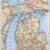 Michigan Railroads Map Michigan Railroad Map Art Print I Like Maps Pinterest