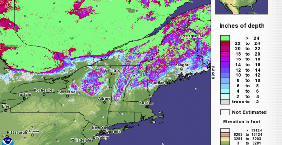 Michigan Snow Coverage Map Nerfc Snow Page