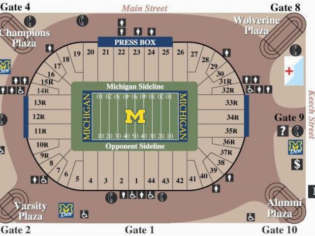 University Of Michigan Stadium Seating Chart