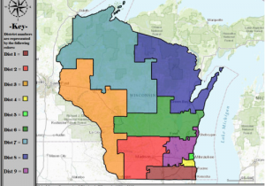 Michigan Voting Districts Map Michigan School District Map Awesome Wisconsin S Congressional
