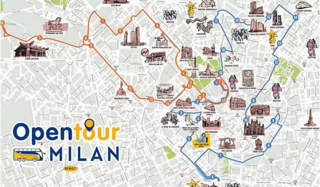 Milan Italy Map Tourist Mappa Open Tour Milan Picture Of Open Tour Milan Milan Tripadvisor Of Milan Italy Map Tourist 1024x600 