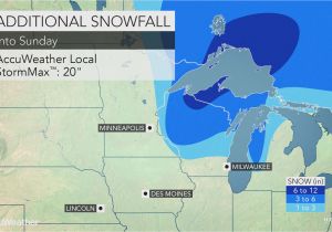 Minnesota Radar Weather Map Central Plains Blizzard to Spread to Upper Midwest Into Sunday