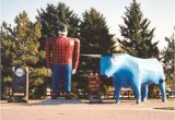 Minnesota Roadside attractions Map Paul Bunyan and Babe the Blue Ox Wikipedia