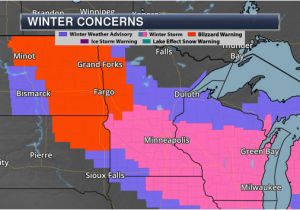 Minnesota Snow Depth Map 8 12 Of Snow Expected Through Monday Coldest Air since 1996