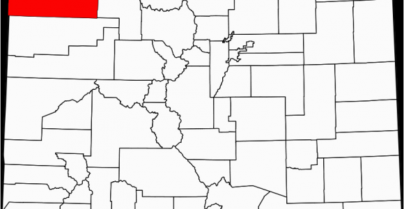 Moffat Colorado Map File Map Of Colorado Highlighting Moffat County Svg Wikimedia Commons