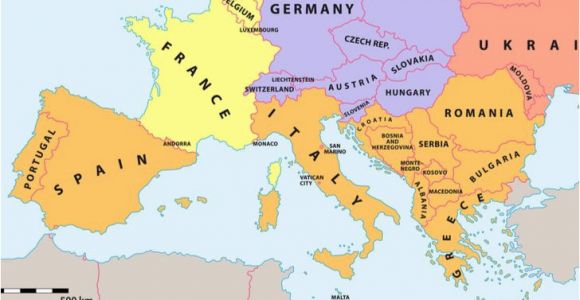 Monaco Map Europe which Countries Make Up southern Europe Worldatlas Com