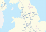 Motorway Map England M15 Motorway Great Britain Wikivividly