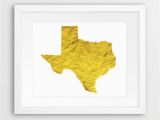 Mountain Lion Texas Map Texas State Map Print Texas Map Silhouette Gold Foil Texture Etsy
