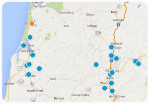 Myrtle Point oregon Map north Bend Real Estate north Bend Homes for Sale