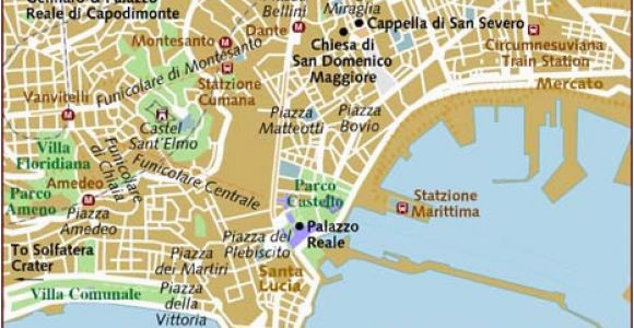 Naples Italy City Map Map Of Naples