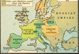 Napoleonic Europe 1812 Map Historical Map Of Europe Stock Photos Historical Map Of