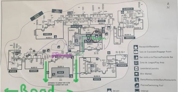 Navarro Spain Map Map Of Sunset Bay Club Picture Of Sunset Bay Club by